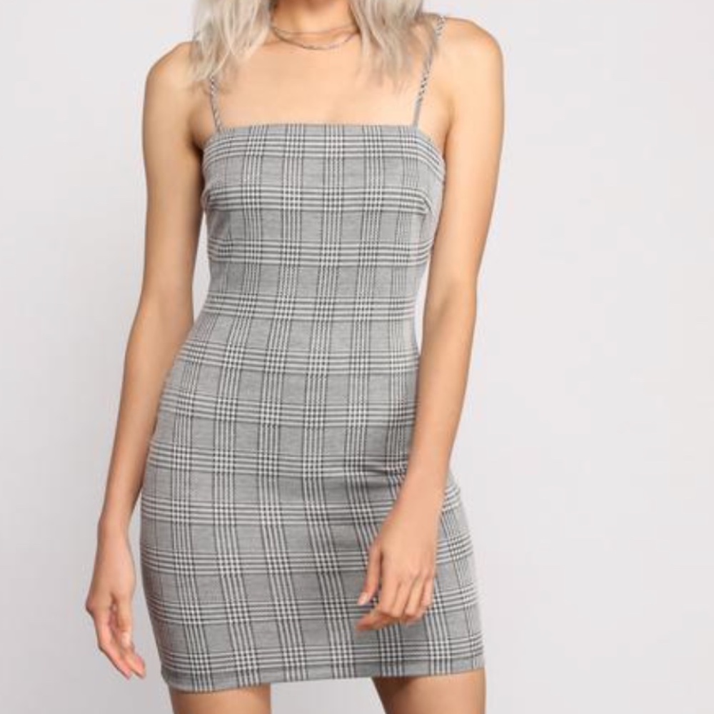 Plaid Mini Dress